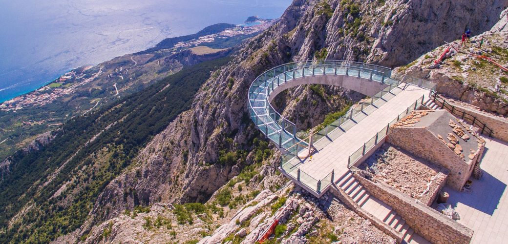 Skywalk Biokovo pogled